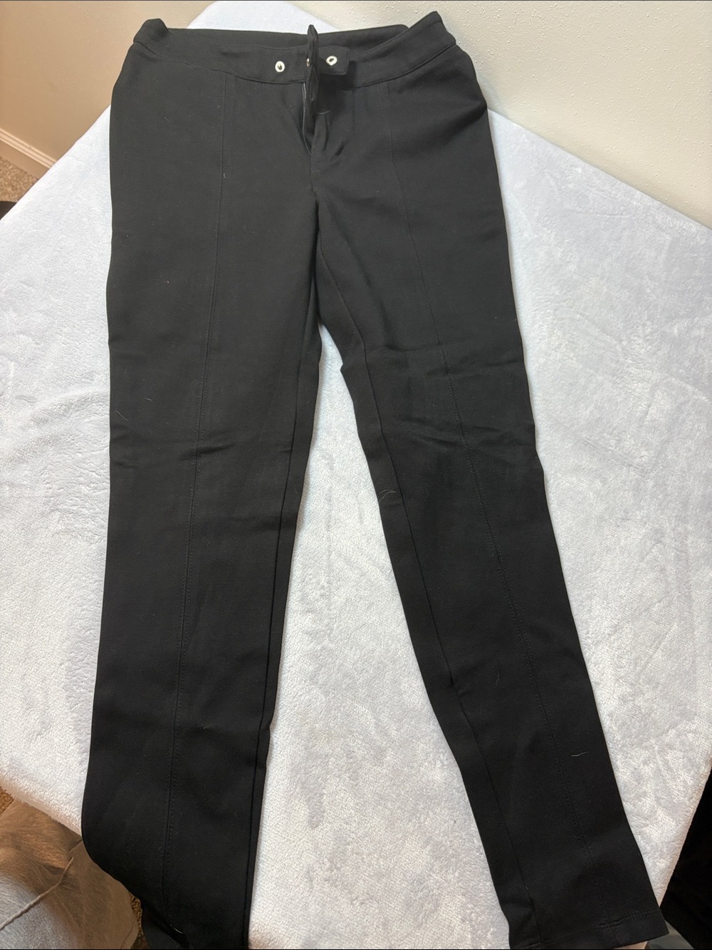 Gilli Black Women's Stretch Drawstring Leggings